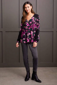 Tribal - Dedra Embroidered Button-up Blouse