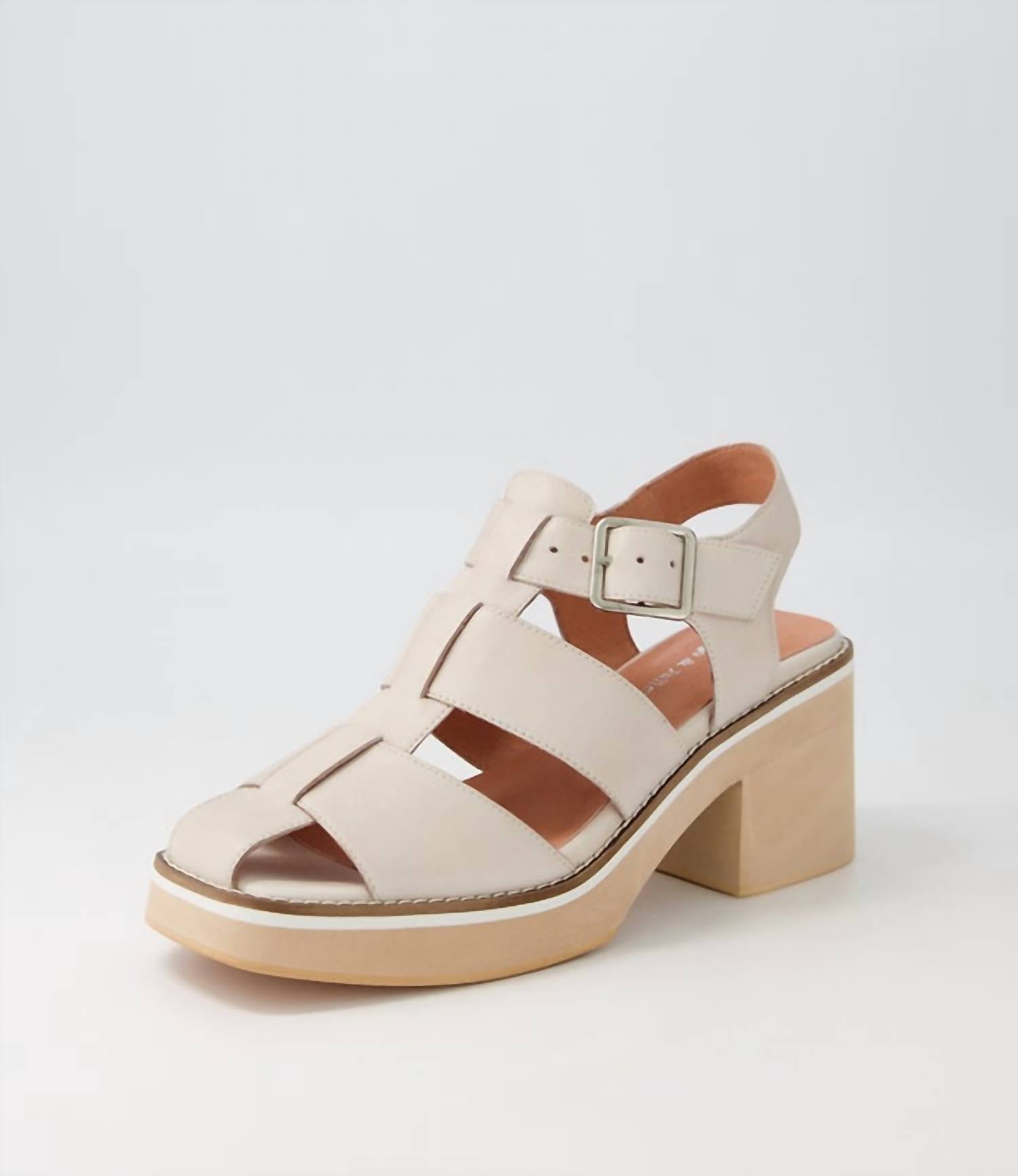 Django & Juliette - Women's Jear Leather Platform Sandals