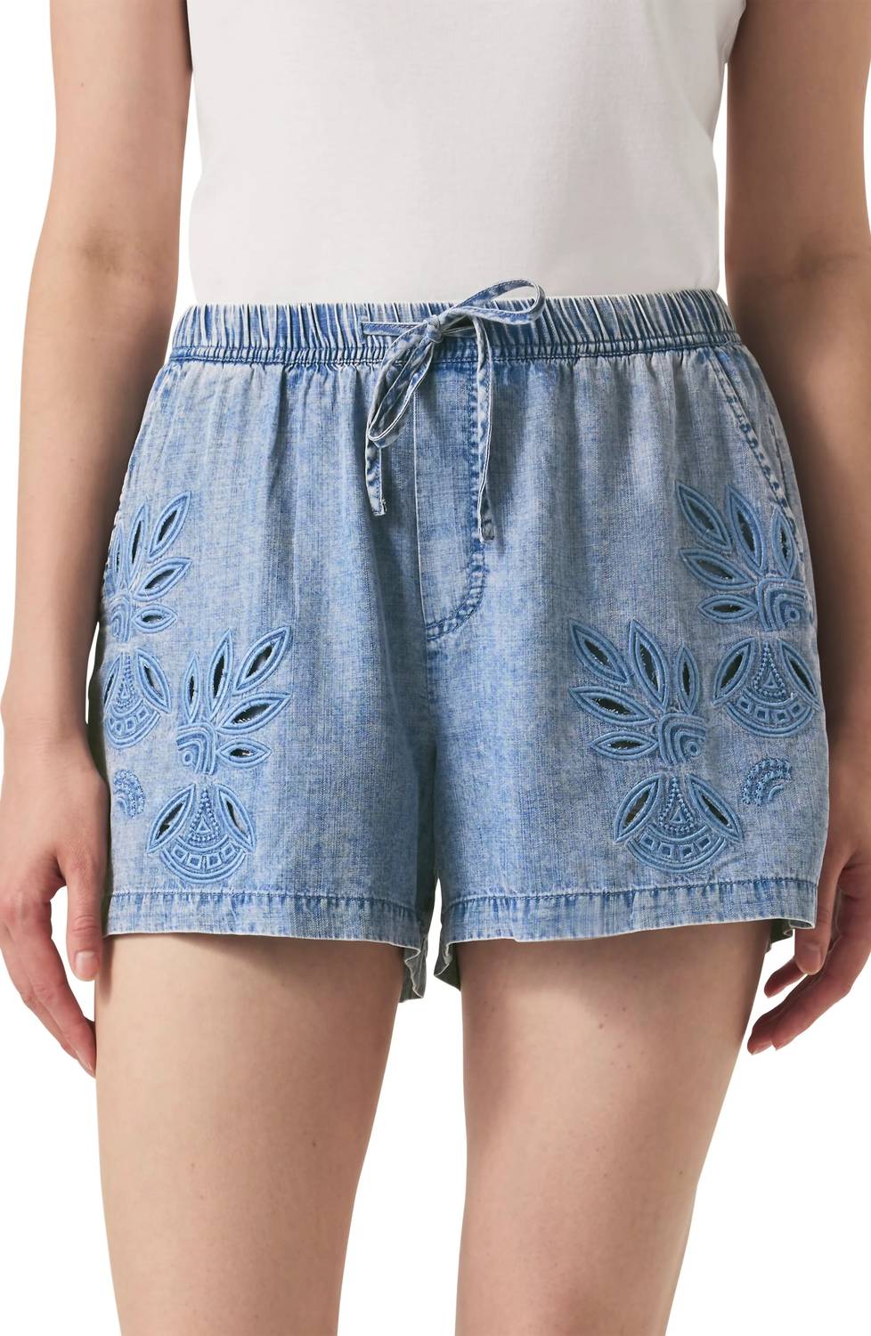 Splendid - Cayden Embroidered Shorts