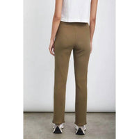 Rails Luca Ribbed Pant in olive - women's pants - detail view