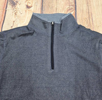 F/X Fusion Men's Long Sleeve 1/4 Zip Top in navy - men's long sleeve top - alternate view