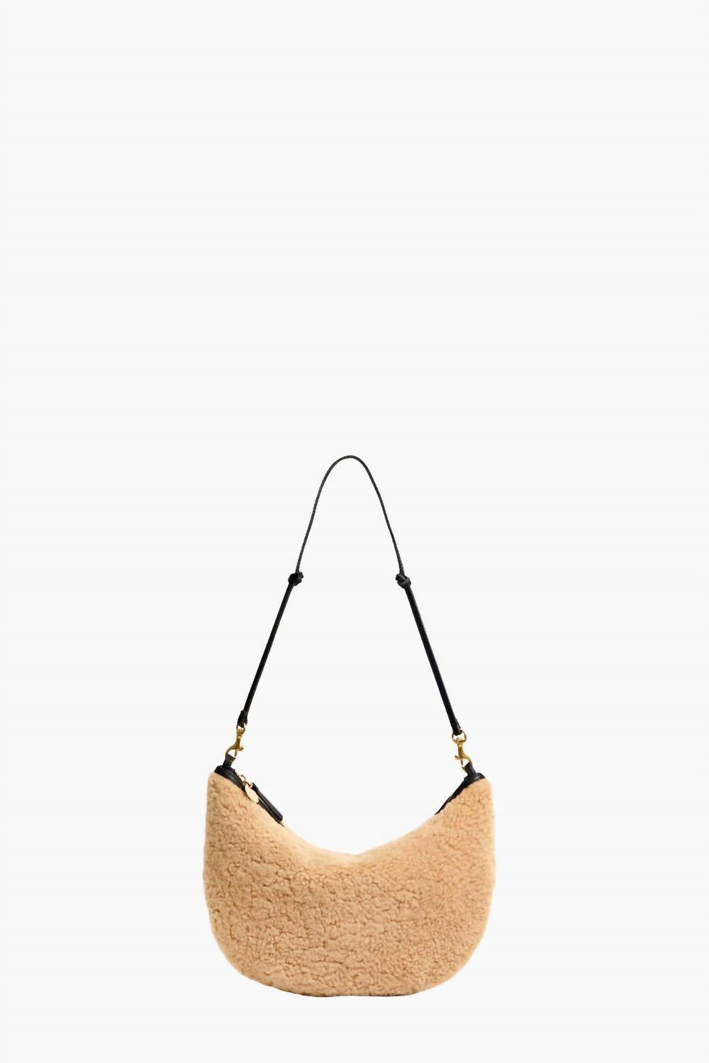 Clare V. Lune Shoulder Bag in cafe au lait - women's bag