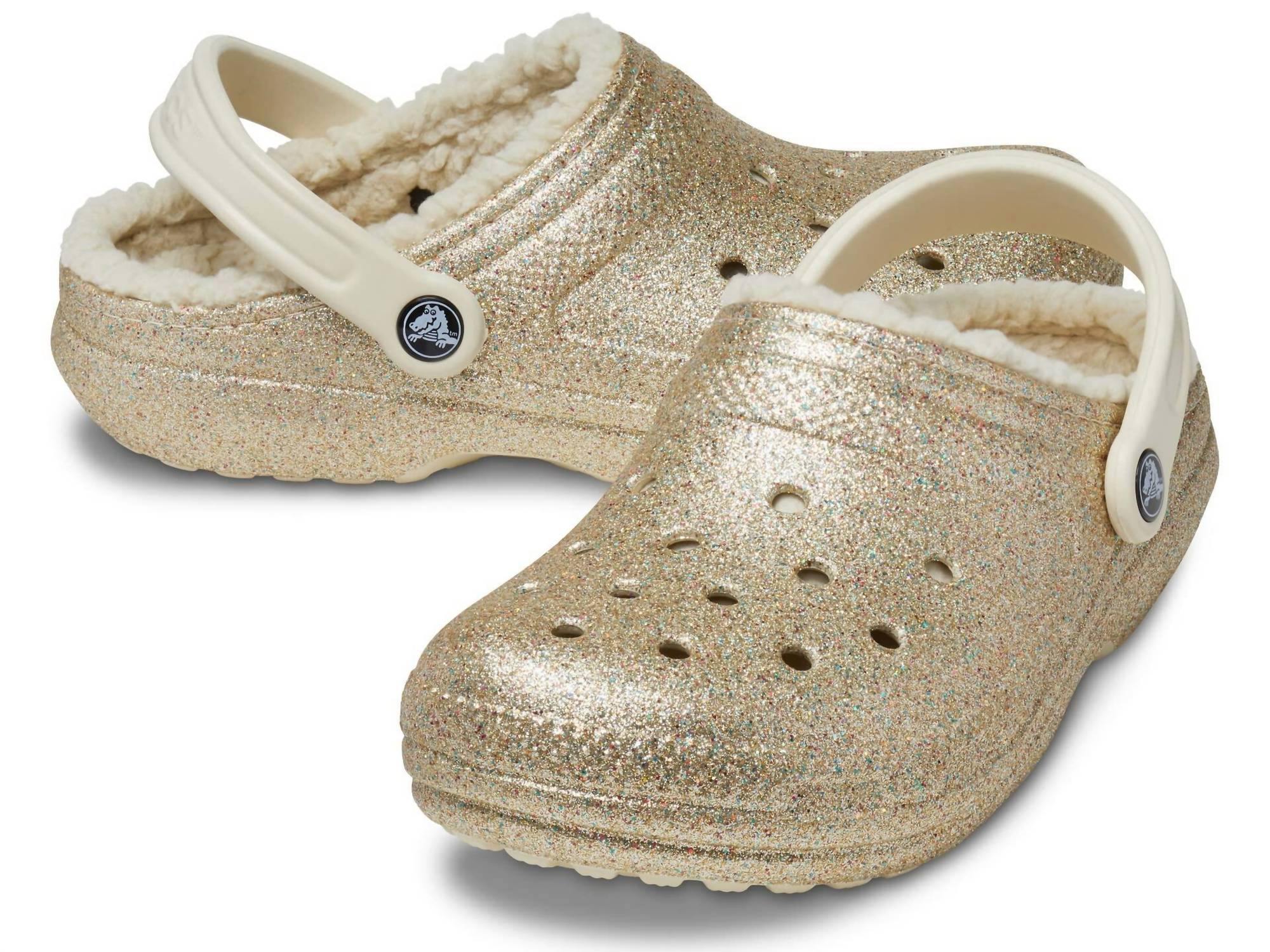 Crocs - Men's Classic Lined Glitter Clog Shoes