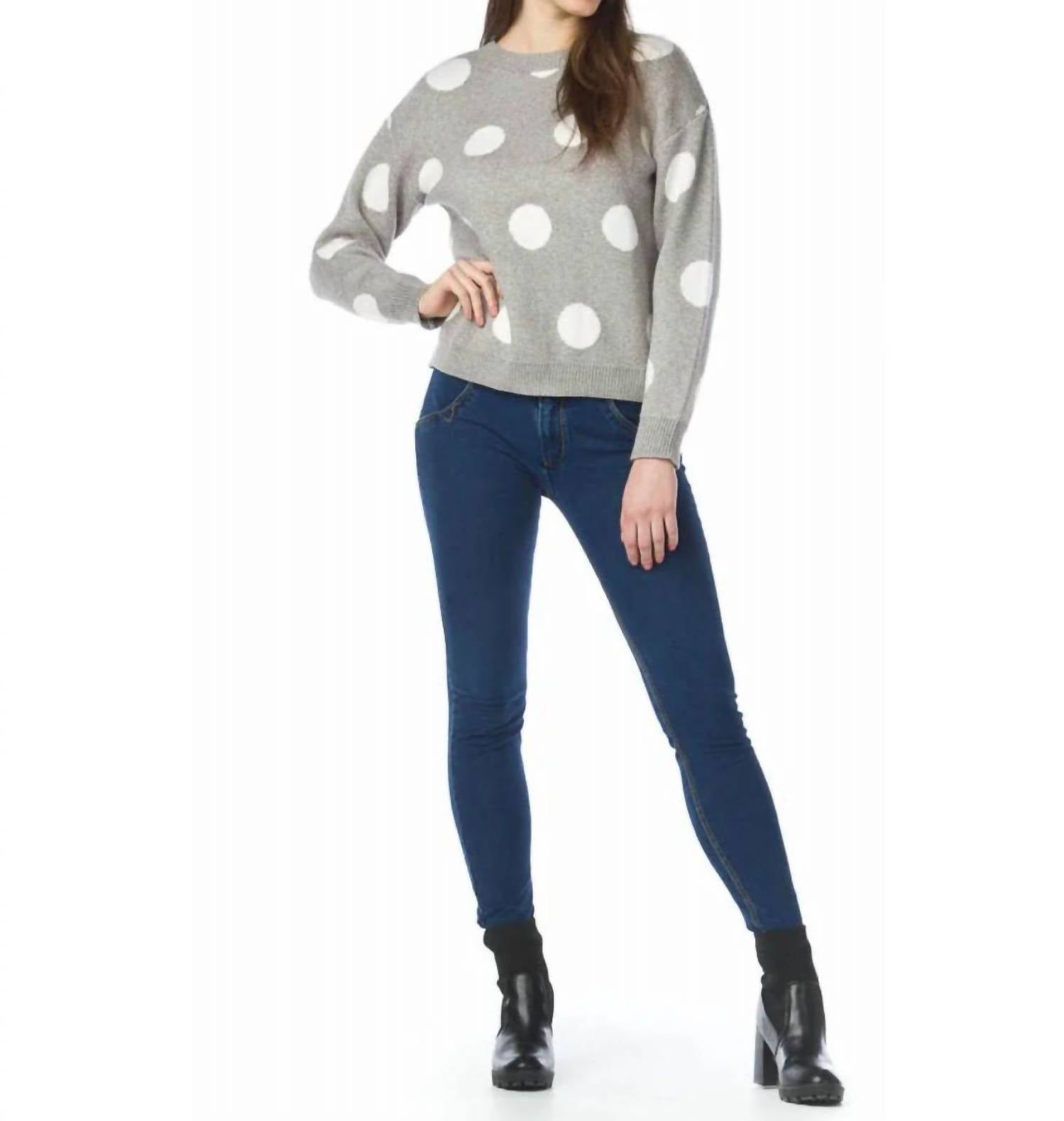 Papillon - Knit Polka Dot Sweater