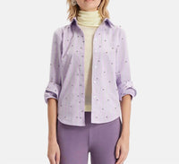 Theo The Label - Echo Mix Stripe Pearly Shirt