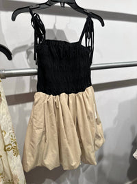 Kld. Signature - Strappy Bubble Hemmed Mini Dress