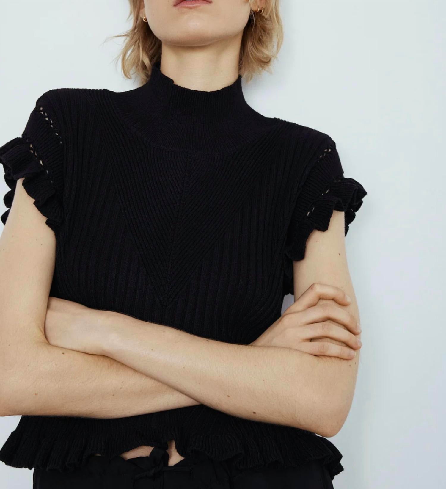 Melissa Nepton - Dani Mockneck Top