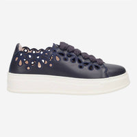 AGL Women's Floral Sneaker in night milk navy - women's sneaker