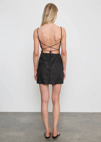 Enza Costa - Linen Apron Mini Dress