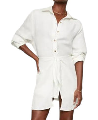 Anemos - L.a. Button Down Mini Wrap Dress