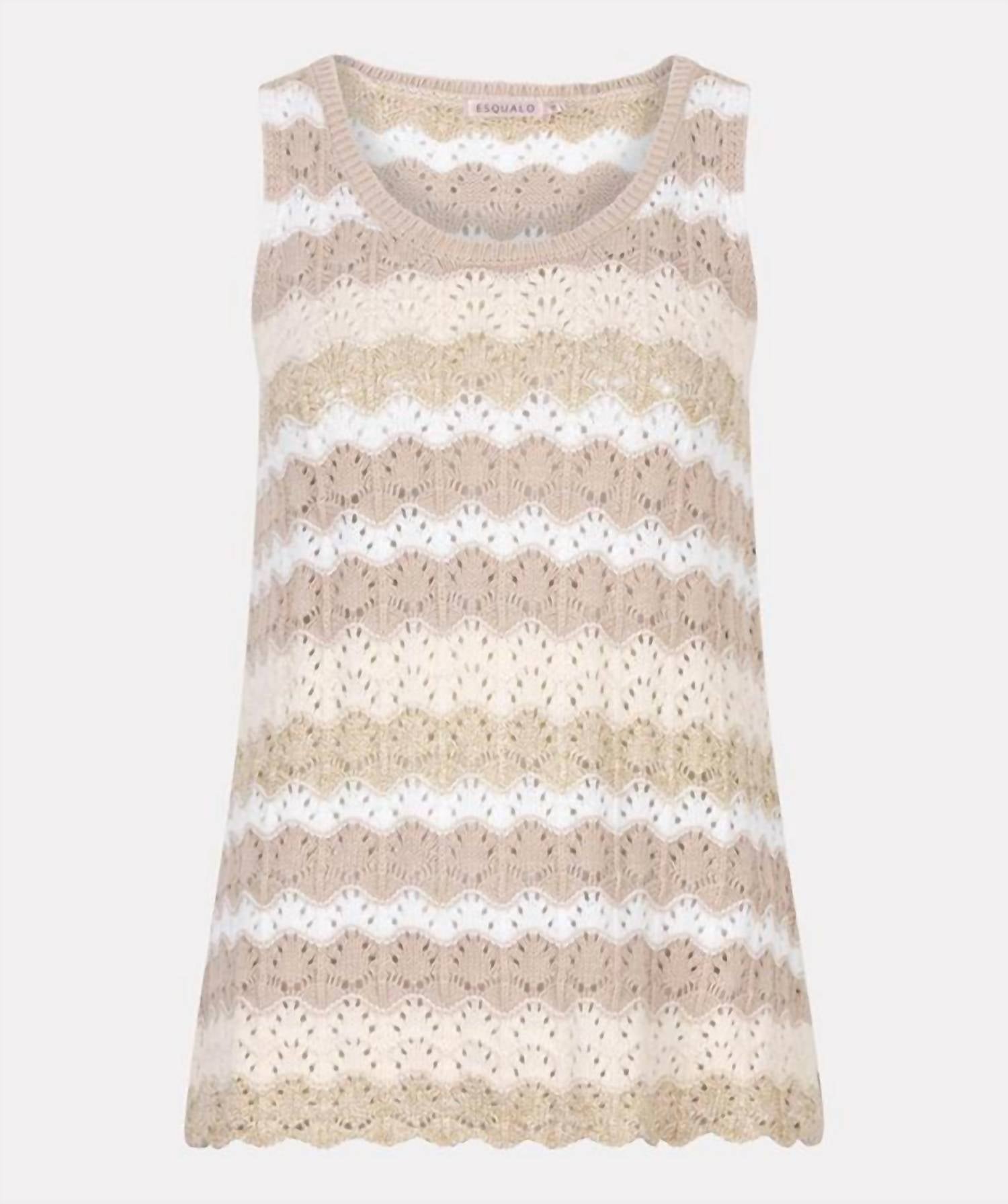 Esqualo - Ajour Knit Top