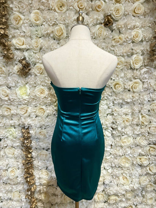 Blue Blush - Women's Arielle Strapless Mini Dress