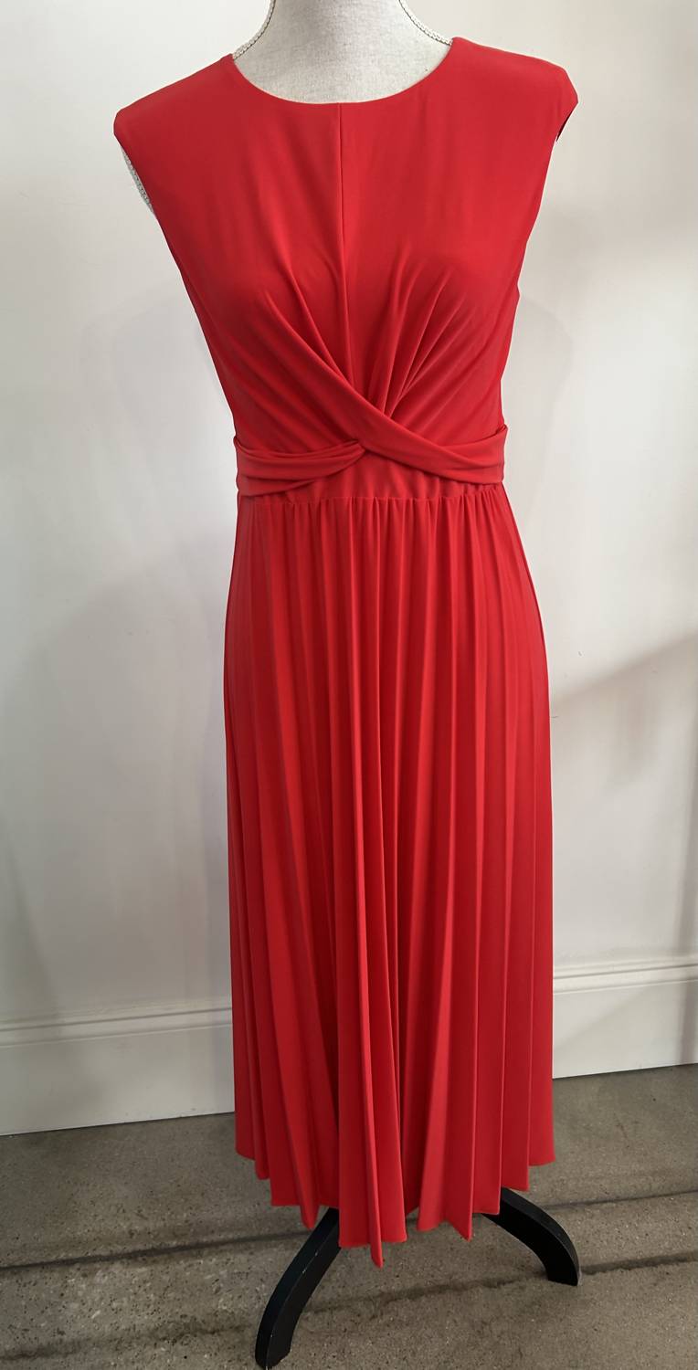 Frank Lyman - Women's Sleeveless Midi Knit Dress