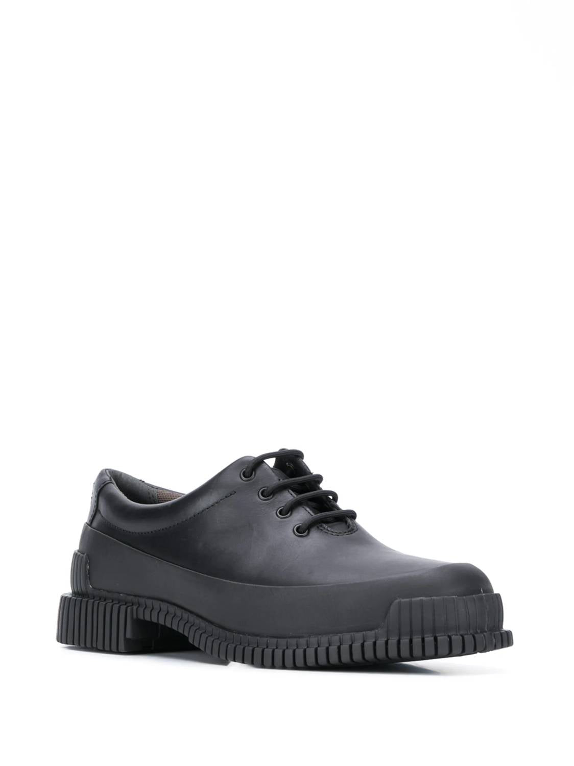 CAMPER Women's Pix Leather Shoes in black - women's sneaker - detail view