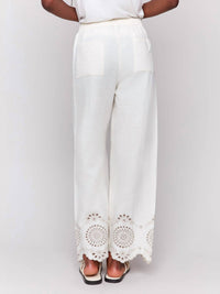 Charlie B - Linen Pull On Pant