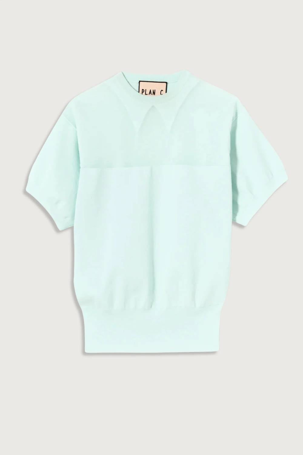 Plan C - Intarsia Crew Neck Top