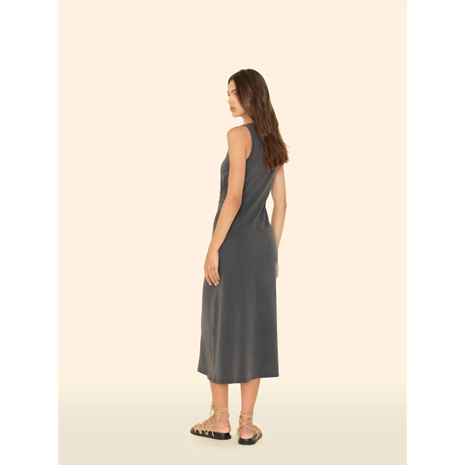 XIRENA Noella Dress in vintage black - women's dress - alternate view