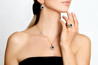 Avenue Chic - Women's Emerald Square Set