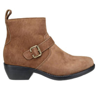 PROPET Women's Memphis Bootie in bison brown - women's shoe - detail view