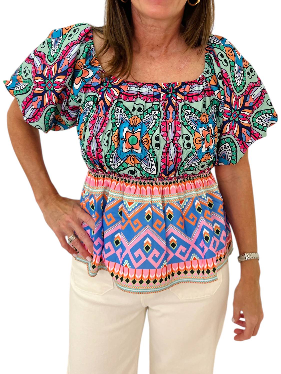 Joy Joy - Belle Puff Sleeve Top