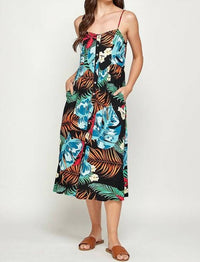 Ellison - Maxi Dress Button Up