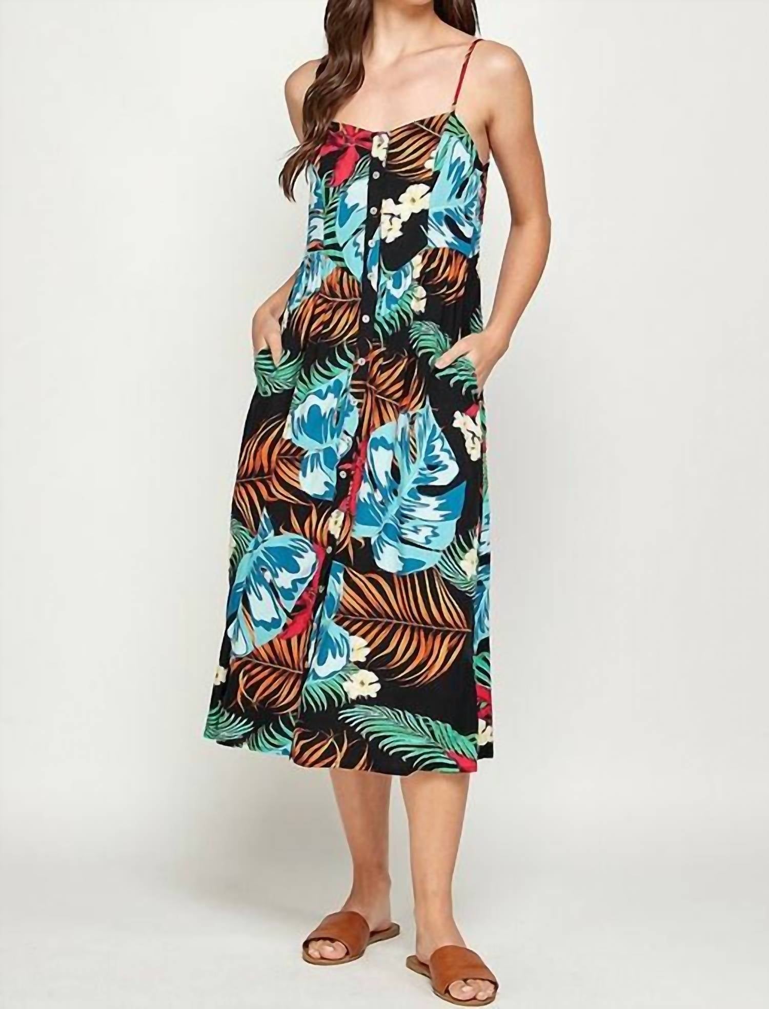Ellison - Maxi Dress Button Up