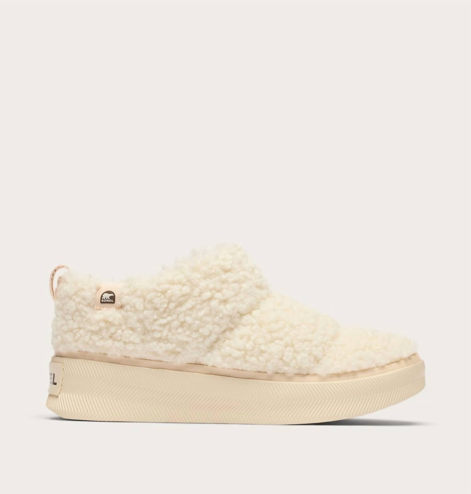 SOREL Women's Out N About Iv Mini Puffy Boot in natural chalk - women's shoe