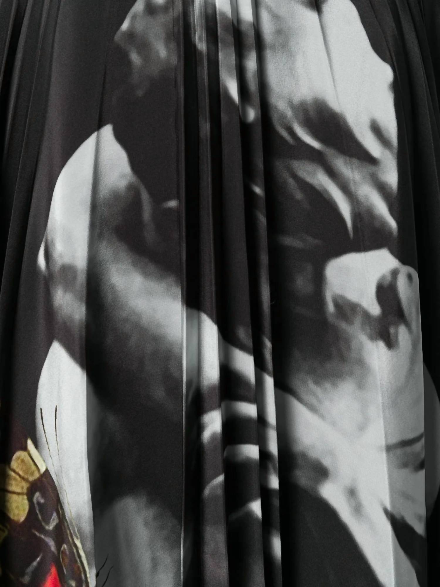 Valentino - X Undercover Print Pleated Skirt