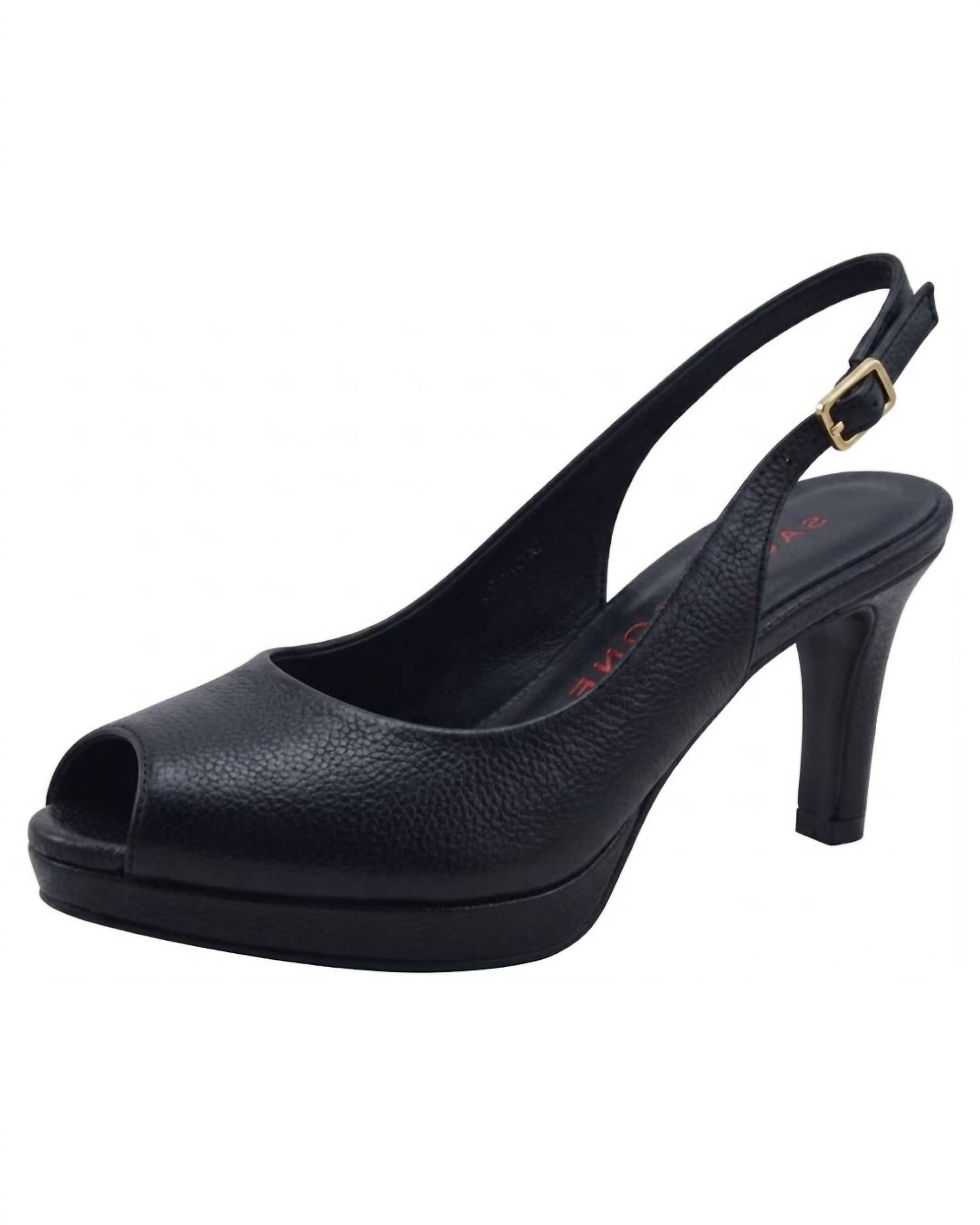 SACHA LONDON Women's Special Sling-back Sandal in black - women's heels