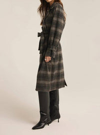 Z Supply - Jackie Plaid Trench Coat