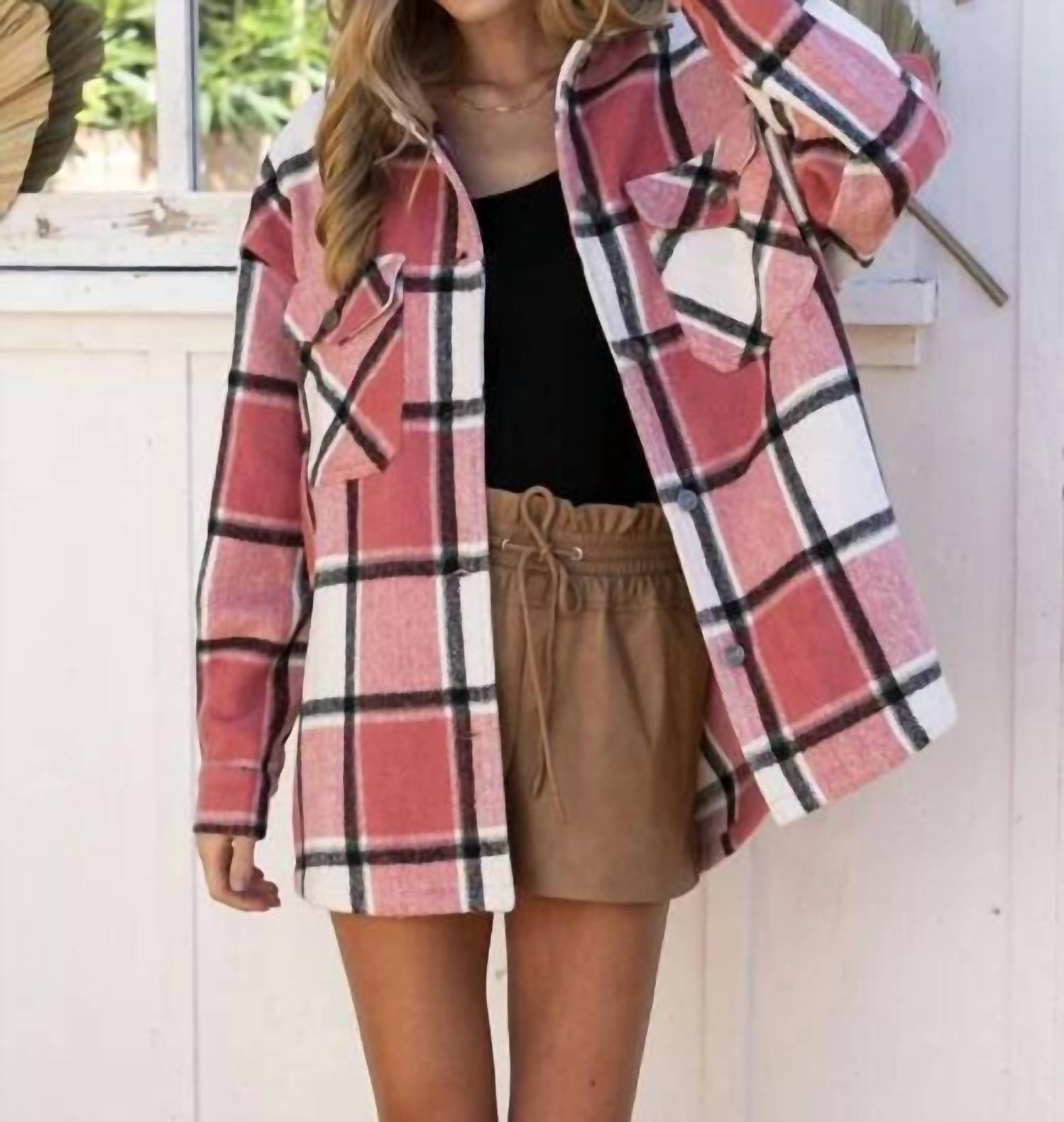 Hailey & Co - Brave Plaid Shacket