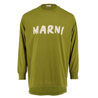 Marni - Women's Brush Stroke Logo Long Sleeve T-Shirt