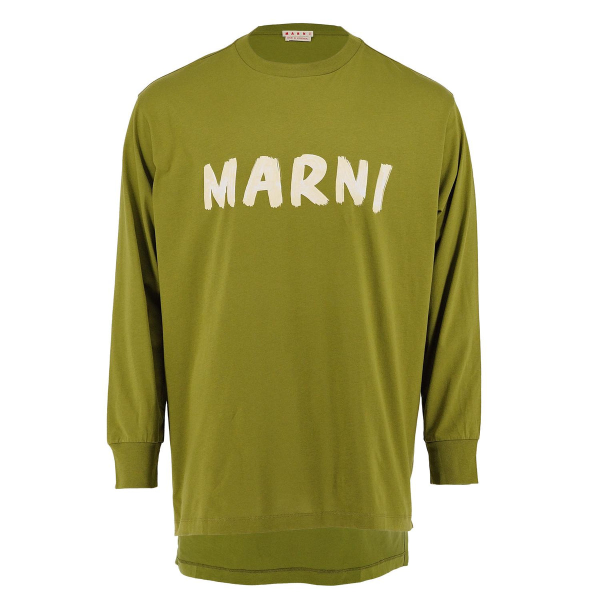 Marni - Women's Brush Stroke Logo Long Sleeve T-Shirt