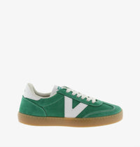 VICTORIA Unisex Berlín Ciclista Suede Retro Trainers Sneakers in verde - sneaker