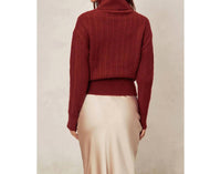 Dress Forum - Cable Turtle Neck Sweater