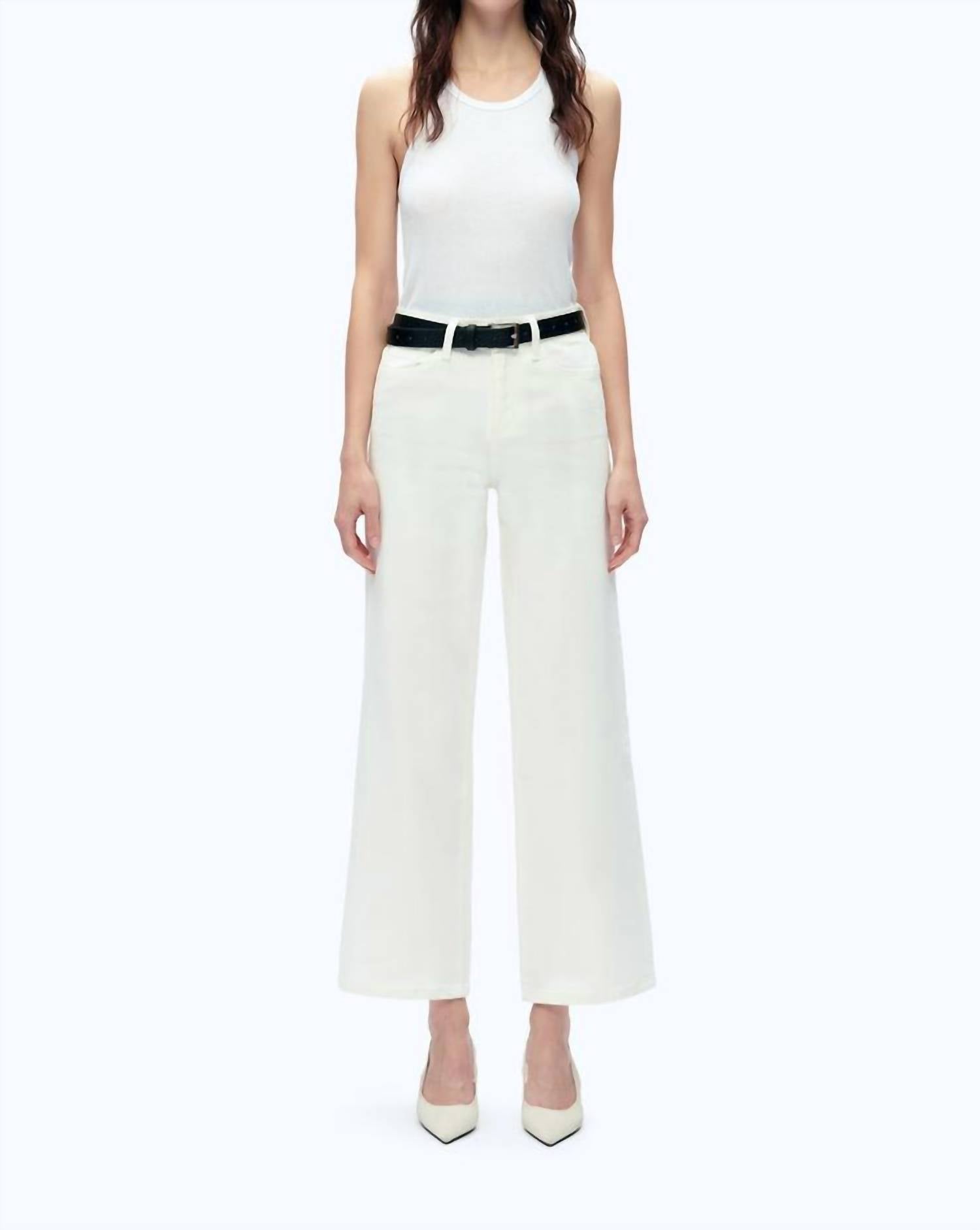 Bayeas - Emma Mid Rise Wide Leg Jean
