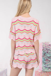 Very J - Wave Knit Top