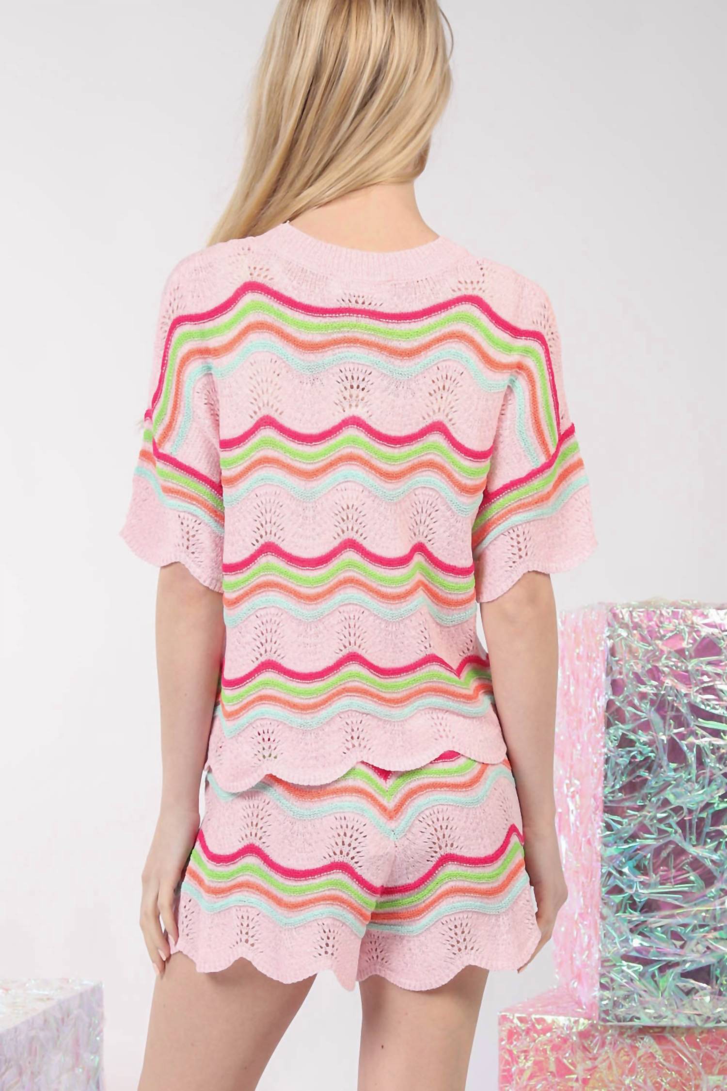 Very J - Wave Knit Top