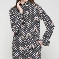 Vilagallo - Leopard Star Print Shirt