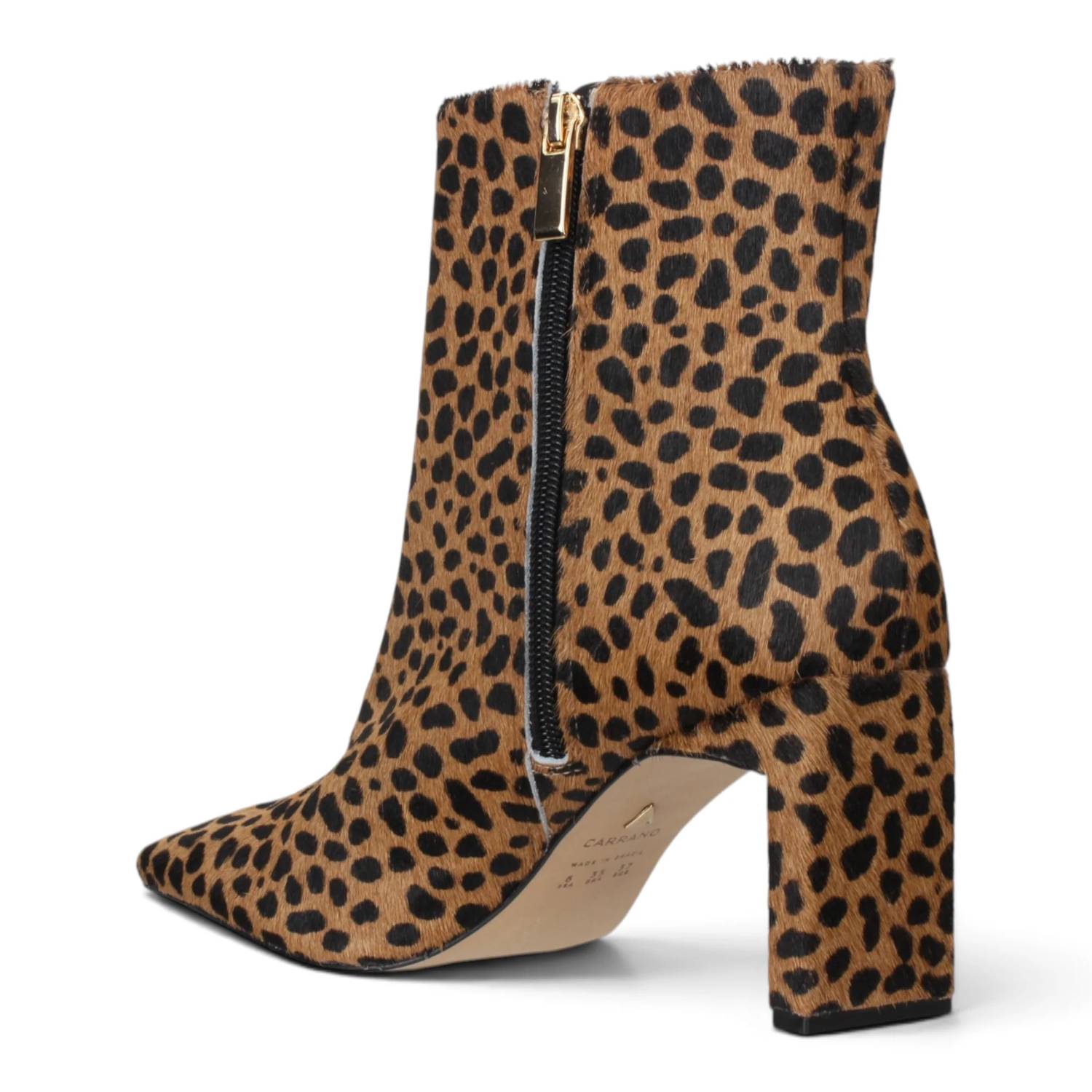 Carrano - Women's Abigail Fur Leather Dress Boots