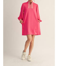 Jodifl Just For Me Dress in hot pink - women's dress