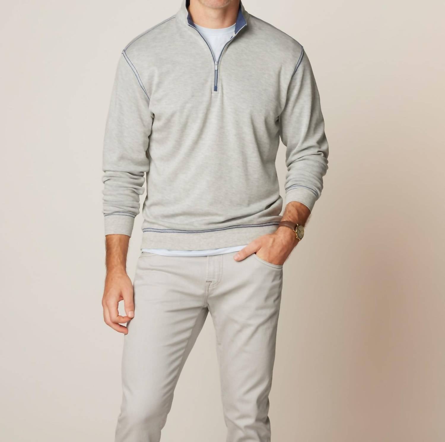 Johnnie-O - Hanks "lightweight Sully" 1/4 Zip Pullover