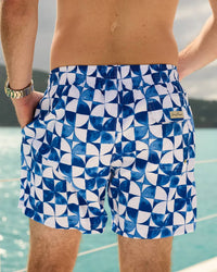 Kenny Flowers - Greece Swim Trunks Short - 4.5"