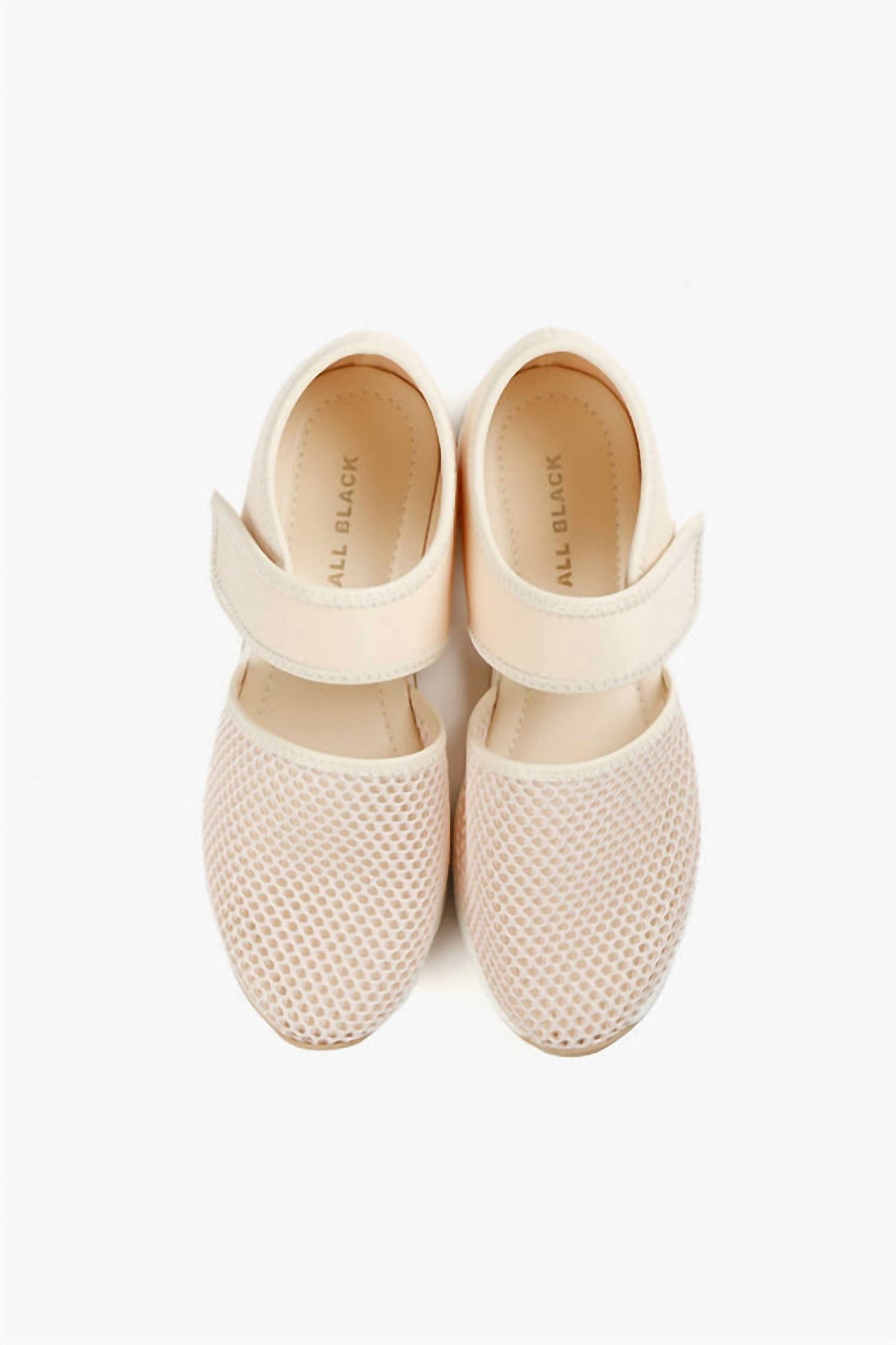 ALL BLACK Women's Easy Mesh Plus Sneakers in new beige - women's sneaker - view 5