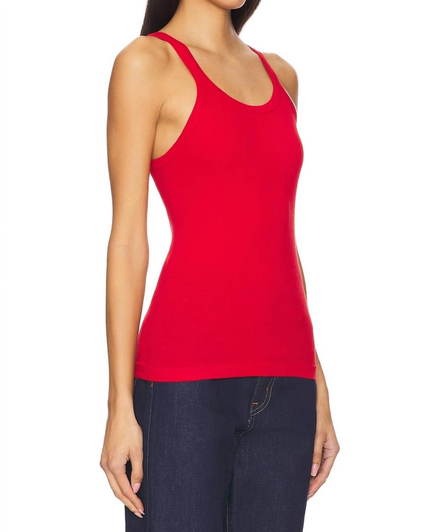Re/Done - Hanes Ribbed Tank Top