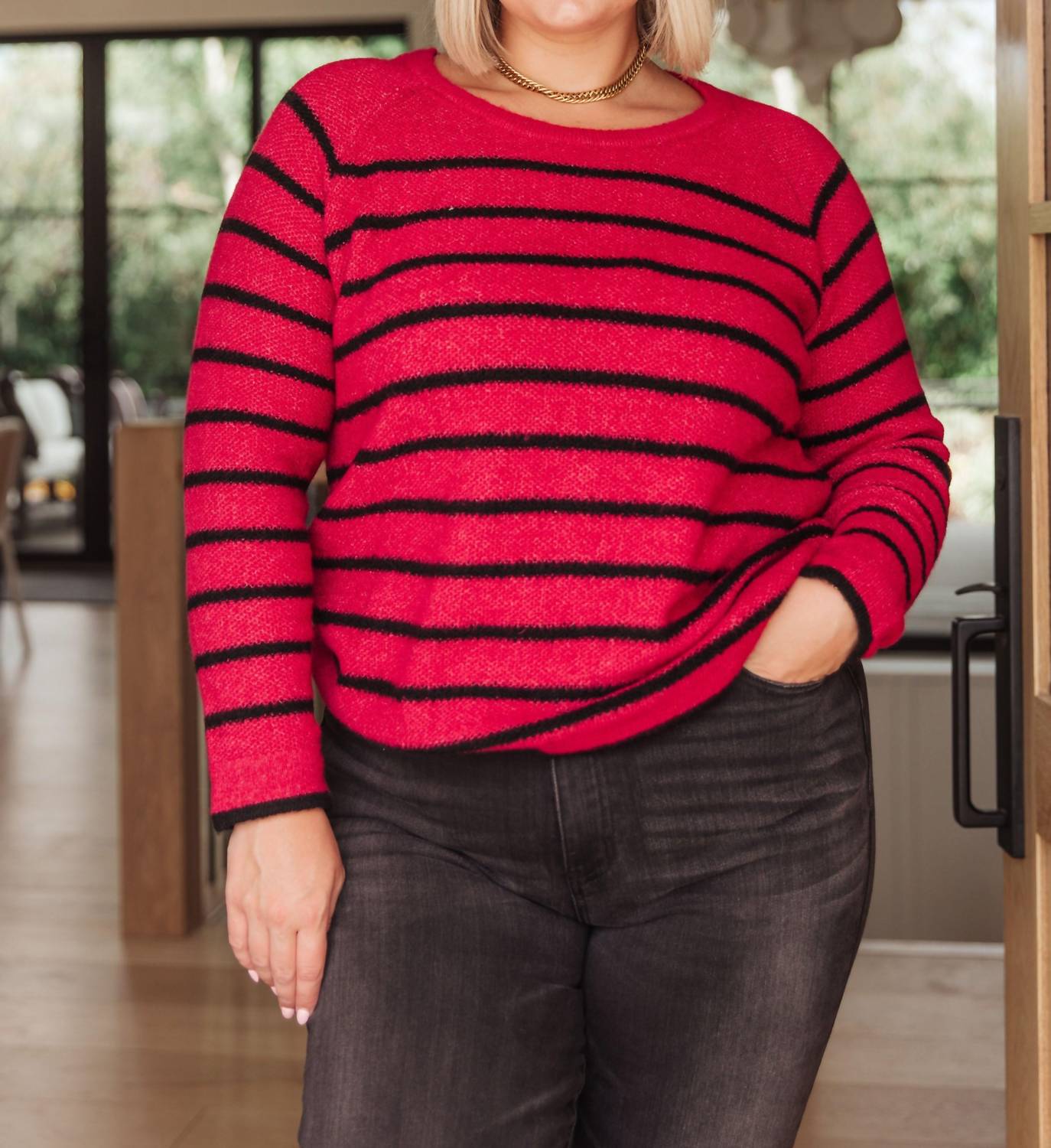 Sew In Love - Knit Striped Sweater
