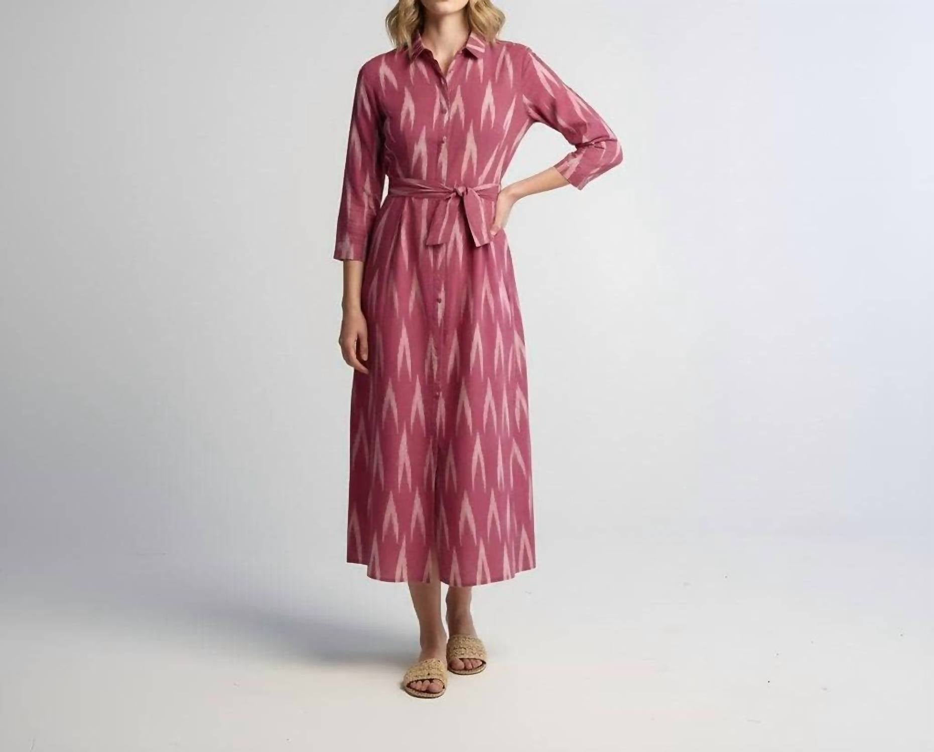 Guadalupe Design - Luciana Ikat Midi Dress