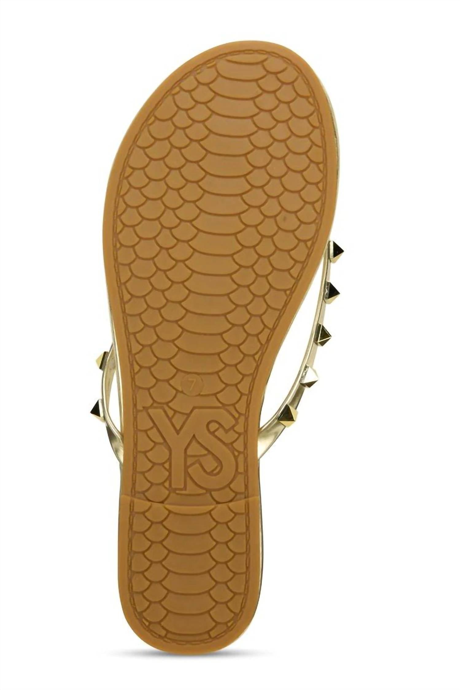 Yosi Samra - Women's Rivington Stud Flip Flop