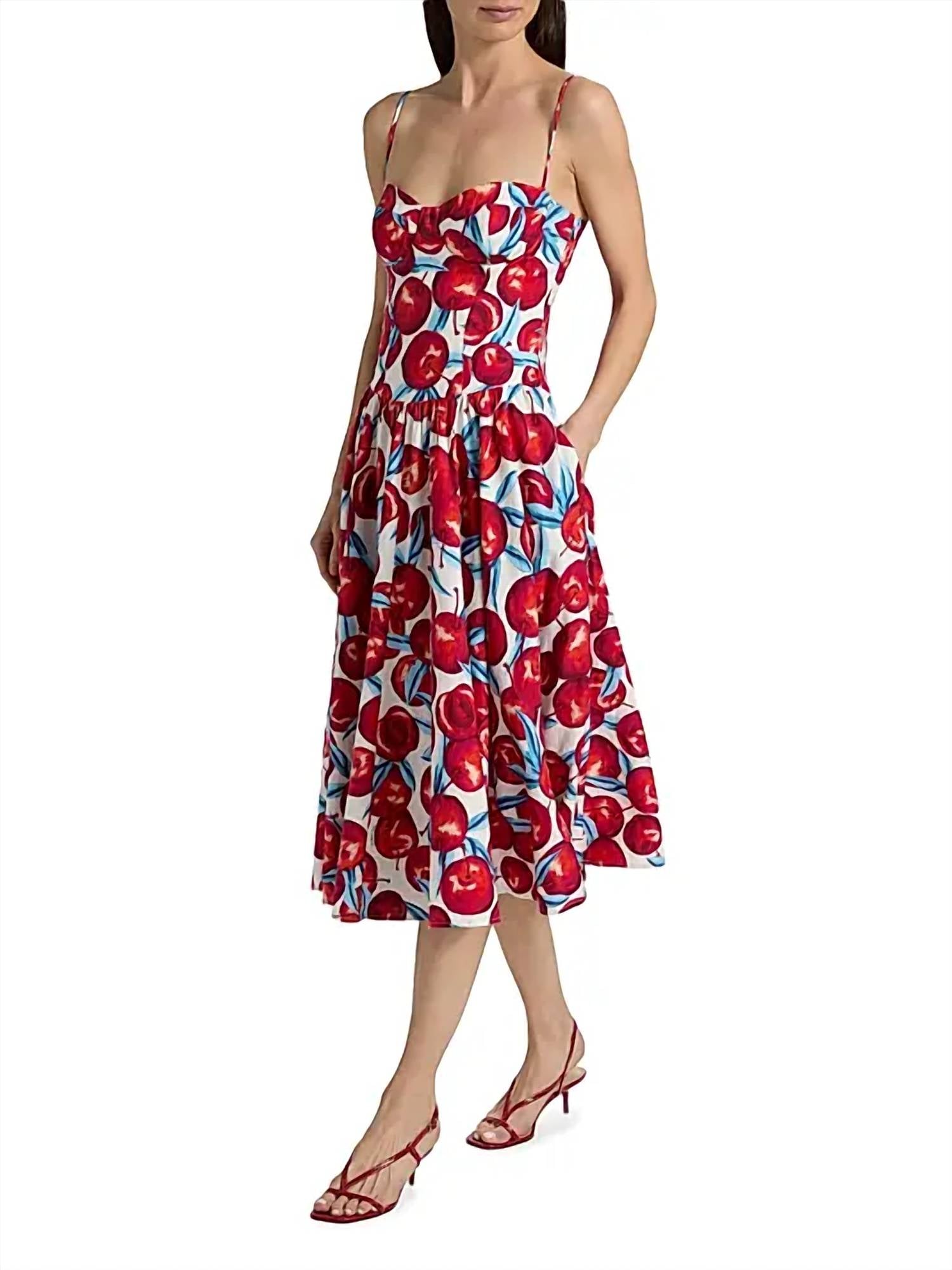 Farm Rio - Cherry Midi Dress