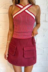Day + Moon - Denim Wrap Skort